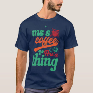 koffie is een ding koffie meme jongen t-shirt