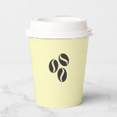 koffie is een goed idee papieren bekers (Achterkant)