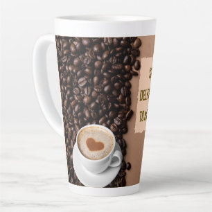 Koffie is een heerlijk alternatief voor haten latte mok