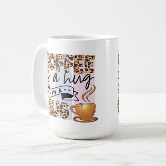 Koffie is een horde in een Mok (Voorkant links)