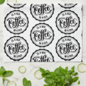 Koffie is een horde in een Mok Theedoek (Gevouwen)