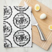 Koffie is een horde in een Mok Theedoek (Quarter Fold)