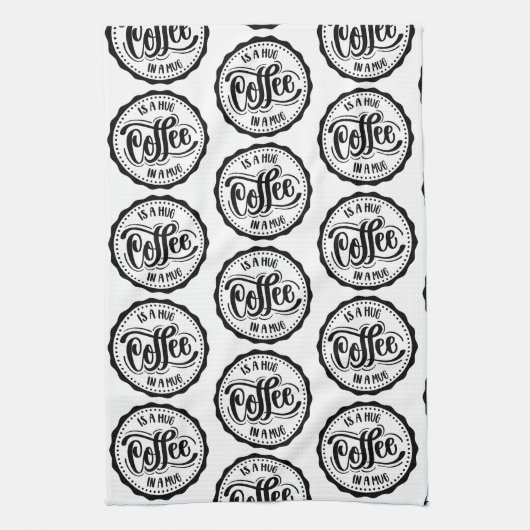 Koffie is een horde in een Mok Theedoek (Verticaal)