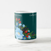 Koffie is een knuffel in een mok. Koffiekopje voor Koffiemok (Center)