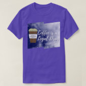Koffie is een legale drug Coffee Pharmacy 14 T-shirt (Design voorkant)