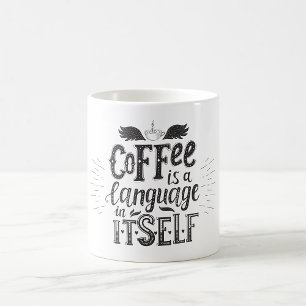 Koffie is een taal op zich koffiemok