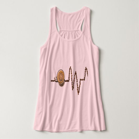 Koffie is een tijd waarin we genieten van het T-sh Tanktop (Design voorkant)