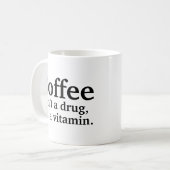 Koffie is geen medicijn, het is een Mok met vitami (Voorkant links)