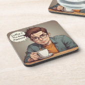 Koffie is het beste medicijn bier onderzetter (Linkerzijde)