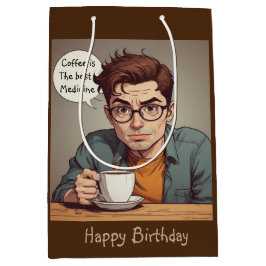 Koffie is het beste medicijn medium cadeauzakje