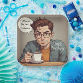 Koffie is het beste medicijn papieren bordje (Feest)