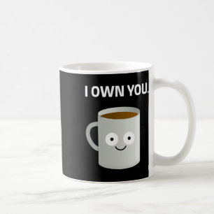 Koffie is je eigen cafeïne verslaafde ironische gr koffiemok