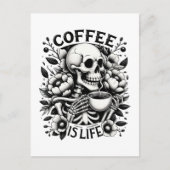 Koffie Is Leven Briefkaart (Voorkant)