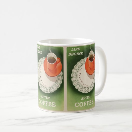 Koffie is Leven  Koffiemok (Voorkant rechts)