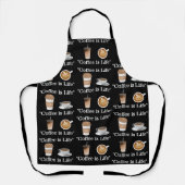 "Koffie is leven" Schort (Voorkant)