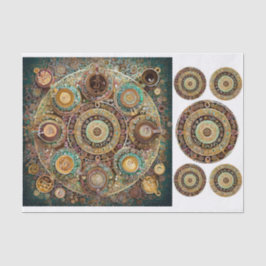 Koffie is Liefde, Java Kunst Mandala Tissuepapier