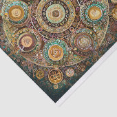 Koffie is Liefde, Java Kunst Mandala Tissuepapier (Detail)