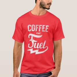 Koffie is mijn brandstof t-shirt