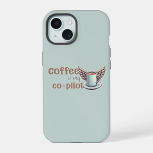 Koffie is mijn co-piloot iPhone 15 case