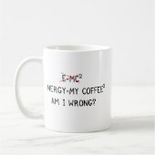 Koffie is mijn energie - Funny Physics Mok (Links)