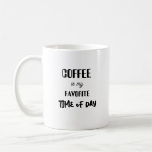 Koffie is mijn favoriete tijd van de dag. koffiemok