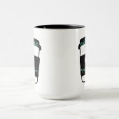 Koffie is mijn geest dier grappige citaat mint gra mok (Midden)