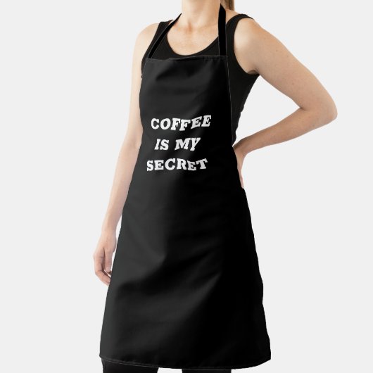 Koffie is mijn geheim schort (Insitu)