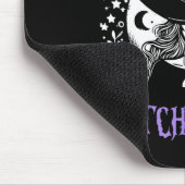 Koffie is mijn heksen brouwen retro Halloween heks Muismat (Hoek)