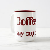 Koffie is mijn kop thee! (Voorkant links)