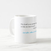 Koffie is mijn kracht koffiemok (Voorkant links)