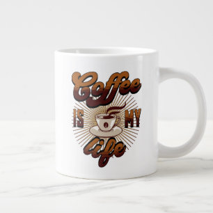 Koffie is mijn LEVEN Grote Koffiekop