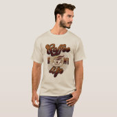 Koffie is mijn Leven T-shirt (Voorkant volledig)