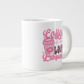 Koffie is mijn liefde taal Valentijnsdag cadeau Grote Koffiekop (Voorkant rechts)