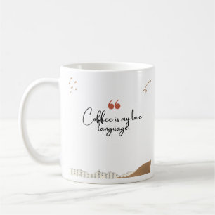 Koffie is mijn liefdestaal koffiemok
