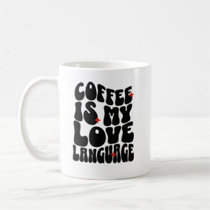 Koffie is mijn liefdestaal koffiemok