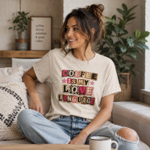 Koffie is mijn liefdestaal Losgeldbrief Letters
