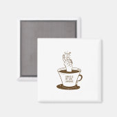 Koffie is mijn liefdestaal magneet (Voorkant / Achterkant)