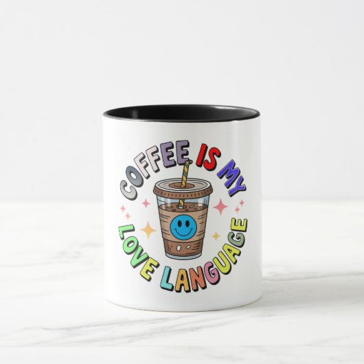 Koffie Is Mijn Liefdestaal Mok (Midden)