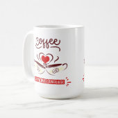 Koffie is mijn liefdestaal mok (Voorkant links)