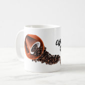Koffie is mijn liefdestaal mok - grappig cadeau (Voorkant links)