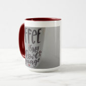 Koffie is mijn liefdestaal...mok mok (Voorkant links)