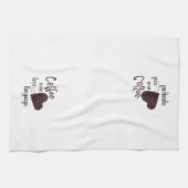 Koffie is mijn liefdestaal theedoek (Horizontaal)