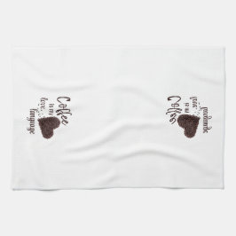 Koffie is mijn liefdestaal theedoek