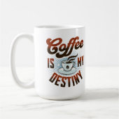 "Koffie is mijn lot" Mok (Links)