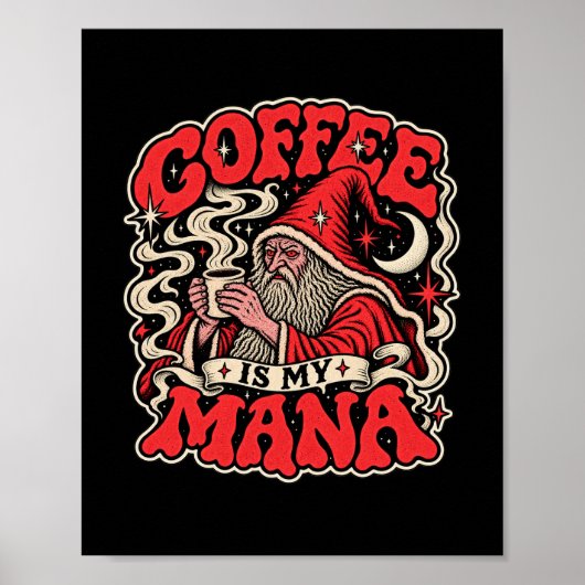 Koffie Is Mijn Mana Poster (Voorkant)