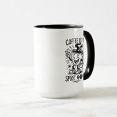 Koffie is mijn Spirit Animal Premium Mok (Voorkant rechts)