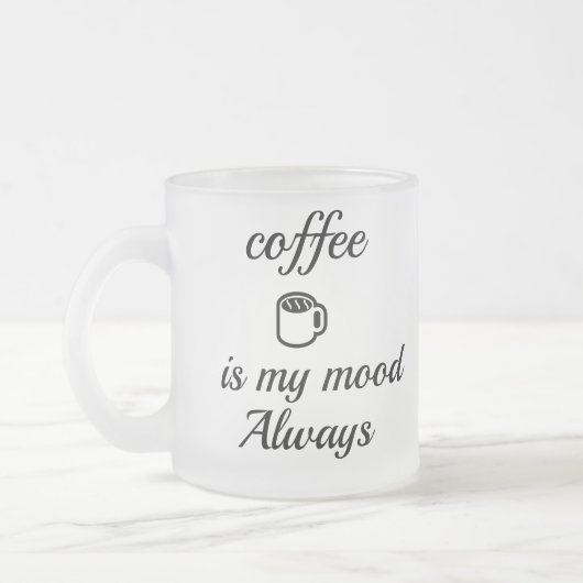 Koffie Is Mijn Stemming Altijd Mok | Cute Minimaal (Links)