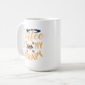 Koffie is mijn therapie Mok (Voorkant links)