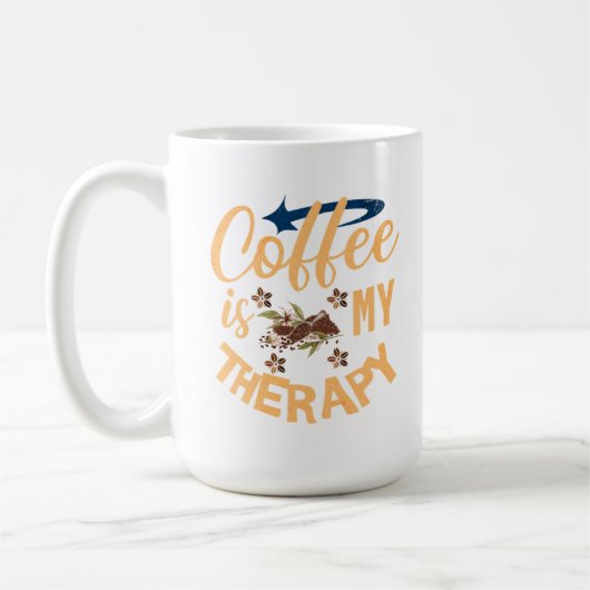 Koffie is mijn therapie Mok (Links)