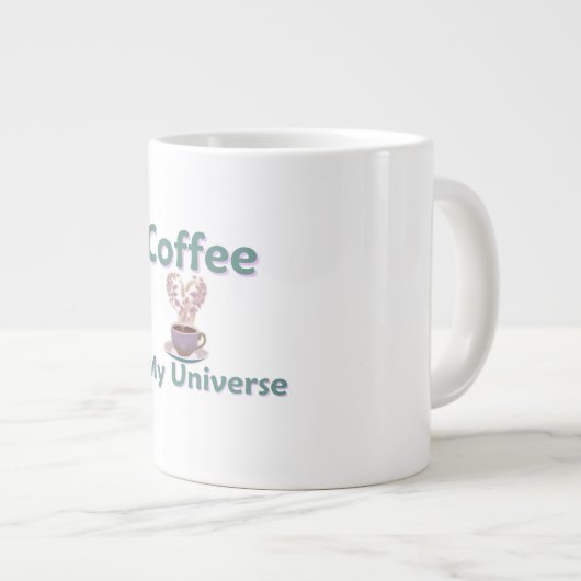 Koffie is mijn universum grote koffiekop (Voorkant rechts)